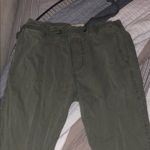 Hollister Army Green Joggers